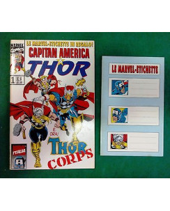 Capitan America e Thor n. 1 - con Gadget Marvel-Etichette! - Marvel Italia