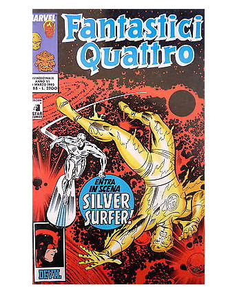 FANTASTICI QUATTRO n. 88 " Entra in scena Silver Surfer " ed. Star Comics