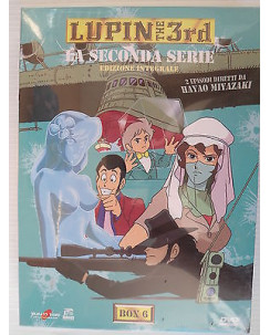 Lupin The 3rd seconda serie ediz.integr. 2 episodi di Miyazaki BOX 6  DVD nuovo