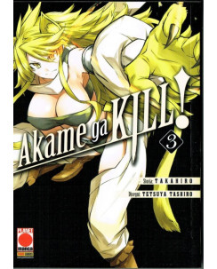 Akame ga KILL 3 prima ristampa di Takahiro/Tashiro ed.Panini