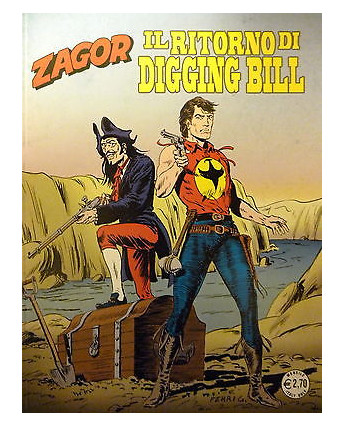 ZAGOR n.592 " Il ritorno di Digging Bill "  ed. Bonelli