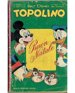 Topolino n. 201 *25 dic 1958 * PUNTI ed.Walt Disney Mondadori