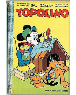 Topolino n. 218 *10 set 1959 * PUNTI ed.Walt Disney Mondadori