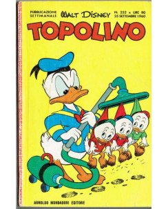 Topolino n. 224 *10 dic 1959* PUNTI ed.Walt Disney Mondadori