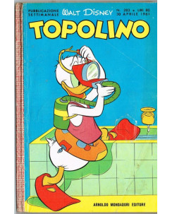 Topolino n. 283 *30 apr 1961 *FIGURINE e PUNTI ed.Walt Disney Mondadori