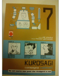 Kurosagi: Consegna Cadaveri n. 7 di Eiji Otsuka Ed. Panini Comics