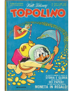 Topolino n. 749 * 5 apr 1971 * ed.Walt Disney Mondadori