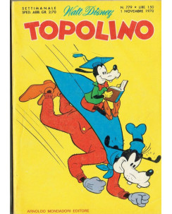 Topolino n. 779 * 1 nov 1970 * ed.Walt Disney Mondadori