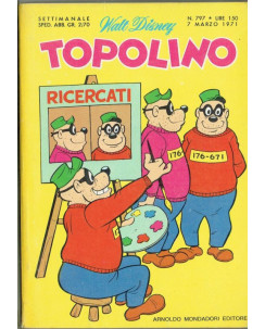 Topolino n. 797 * 7 mar 1971 * ed.Walt Disney Mondadori