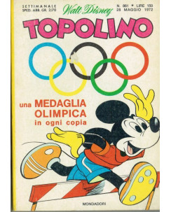 Topolino n. 891 *28 mag 1972 * ed.Walt Disney Mondadori