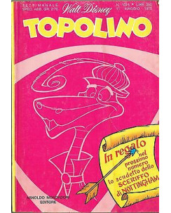 Topolino n.1015 11 mag 1975 ed. Walt Disney Mondadori