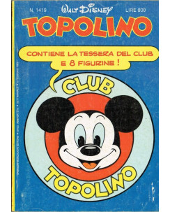 Topolino n.1419 ed.Walt Disney Mondadori