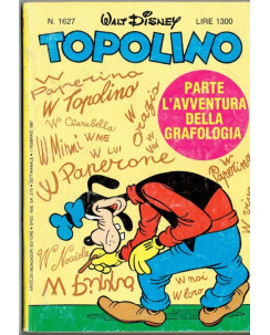 Topolino n.1627 ed.Walt Disney Mondadori