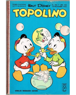 Topolino n. 364 *18 nov 1962 *  PUNTI e FIGURINE ed.Walt Disney Mondadori (B)