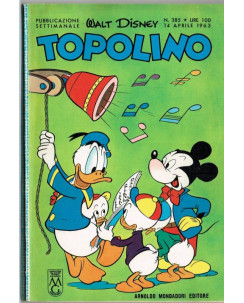 Topolino n. 385 *14 apr 1962 * PUNTI e FIGURINE ed.Walt Disney Mondadori