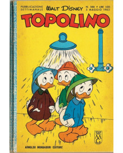 Topolino n. 388 * 5 mag 1962 * NO PUNTI SI FIGURINE ed.Walt Disney Mondadori (B)
