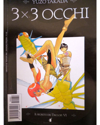 3X3 OCCHI n.11 "il segreto dei Triclopi VI" di YUZO TAKADA ed. STAR COMICS  -50%
