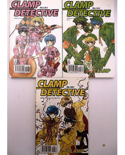 CLAMP DETECTIVE - SERIE COMPLETA 1/3 - di CLAMP ed. STAR COMICS