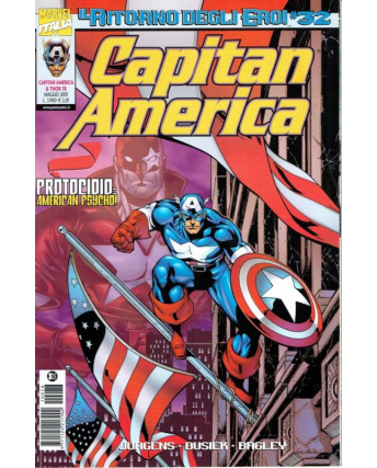 Capitan America e Thor n.78 il ritorno degli eroi 32 ed.Marvel Italia