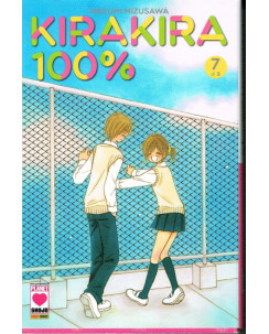 KiraKira 100% n. 7 di Megumi Mizusawa Prima Edizione Planet Manga NUOVO!