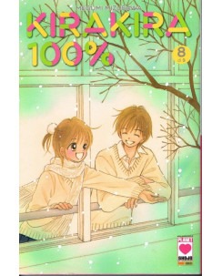 KiraKira 100% n. 8 di Megumi Mizusawa Prima Edizione Planet Manga NUOVO!