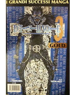 DEATH NOTE GOLD " ristampa " n. 3, di Ohba/Obata ed PANINI