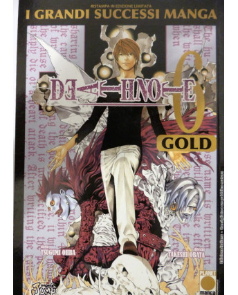 DEATH NOTE GOLD " ristampa " n. 6, di Ohba/Obata ed PANINI