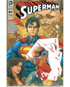 Superman NUOVA SERIE  27 Mensile  86 BLISTERATO CON CARTE  - Ed.Lion