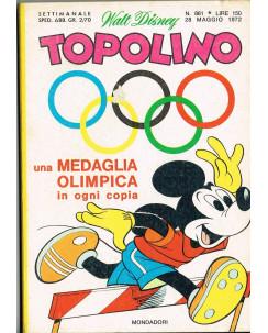 Topolino n. 861 ed.Walt Disney 28 maggio 1972 