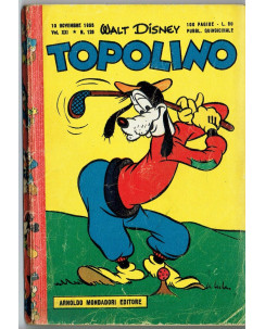 Topolino n. 126 del 10 nov 1955 ed.Walt Disney Mondadori 