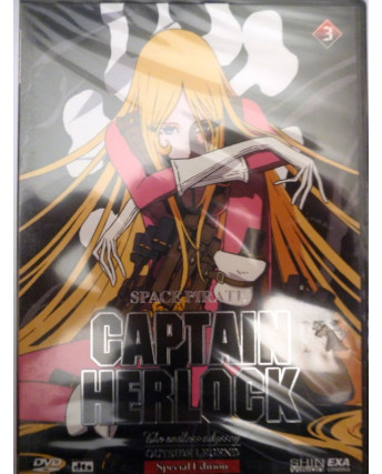 CAPTAIN HERLOCK n. 3 -  DVD 75m ca. / 3 EPISODI - SHIN VISION