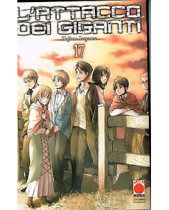 L'Attacco dei Giganti n.17 di Hajime Isayama - Prima Edizione Planet Manga