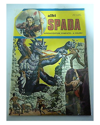 ALBI SPADA - NUOVA SERIE  N. 5 [ TUROK ] 1974 ed. Flli Spada