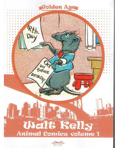 Golden age:Walt Kelly animal comics 1 ed.Bottero NUOVO sconto 40% FU06