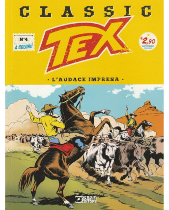 Classic TEX  4 a colori "l'audace impresa" ed.Bonelli