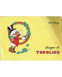 ALBUM DA DISEGNO ANNI '80  WALT DISNEY TOPOLINO PAPERONE PIGNA FU03