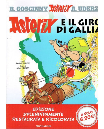 ASTERIX  5 Asterix e il giro di Gallia di Uderzo ed.Mondadori sconto 50%  FU06
