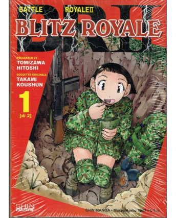 BATTLE ROYALE II Blitz Royale 1/2 serie COMPLETA di Hitoshi/Koushun ed.ShinVisio