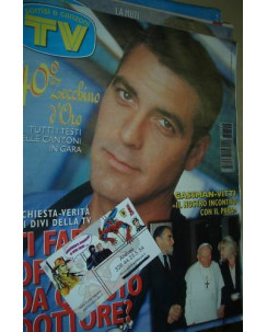 Tv Sorrisi e Canzoni 1997 n.46 *Clooney Woytila Gassma