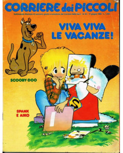 Corriere dei Piccoli 1984 n.25 Spank, Scooby-doo, Jenny, Lady Love FU03