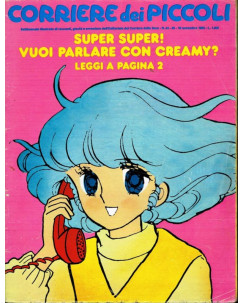 Corriere dei Piccoli 1985 n.44/45 Creamy, I puffi, Lady Love FU03