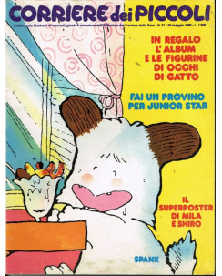Corriere dei Piccoli 1986 n.21 Mila & Shiro, Spank, Occhi di Gatto FU03