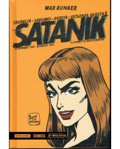 Satanik n.11 nov. '68/giu. '69 Bunker & Magnus cartonato ed.Mondadori