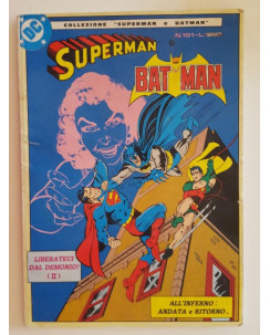 SUPERMAN E BATMAN n. 101 DC Collezione 1984 ed. Cenisio FU03