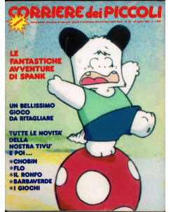 Corriere dei Piccoli 1983 n.30 Spank, Tom e Gerry, Flo, Chobin FU03