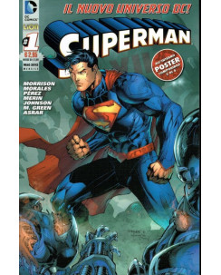 Superman NUOVA SERIE  1 Mensile 60 ed. Lion CON POSTER