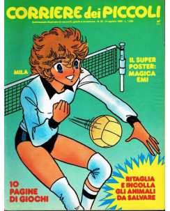 Corriere dei Piccoli 1986 n.35 Mila & Shiro, Memole, Hello Spank FU03