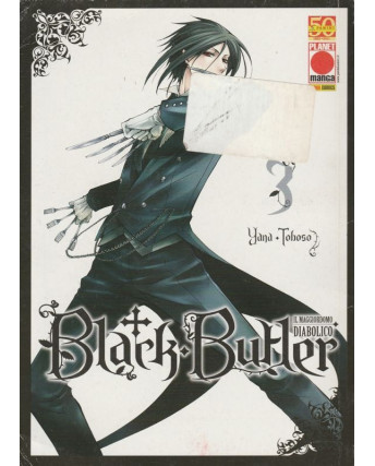 Black Butler n. 3 di Yana Toboso * Kuroshitsuji * Prima ed.Panini