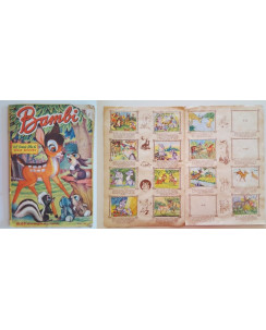 ALBUM DI FIGURINE BAMBI Walt Disney Stickers 186/240 ed. Lampo 1951 FU08