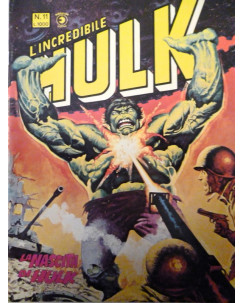 L'Incredibile Hulk n.11 - Il Supereroe della TV! ed. Corno FU03